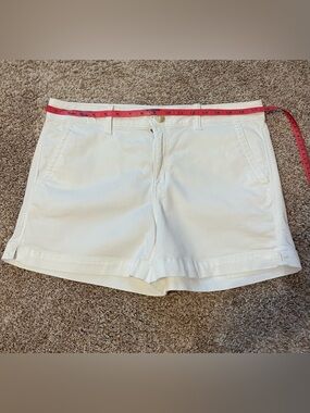 American Eagle Outfitters White Cotton Shorts size 14 EUC